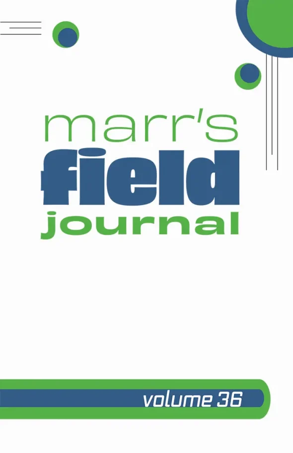 Marr's Field Journal Volume 36